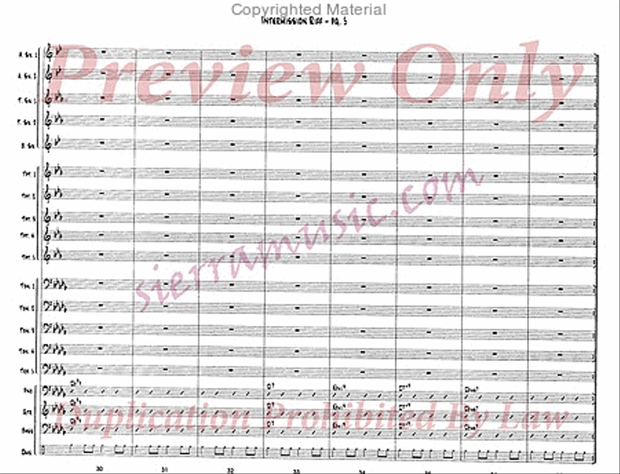 Intermission Riff Jazz Ensemble scores gallery preview page 6