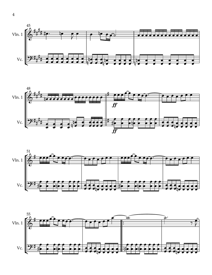 Under The Bridge Piano Trio scores gallery preview page 4