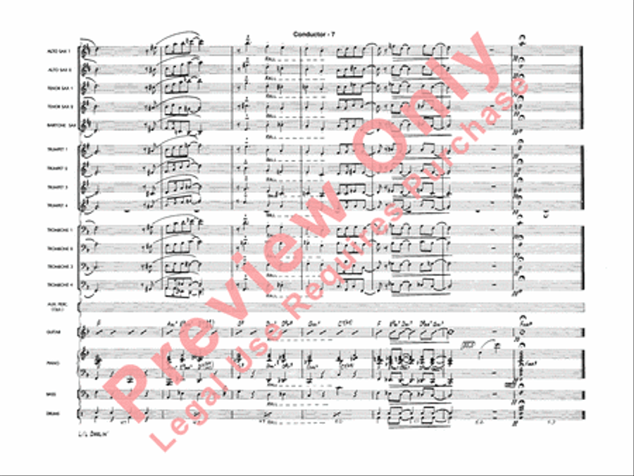 Li'l Darlin' Jazz Ensemble scores gallery preview page 10