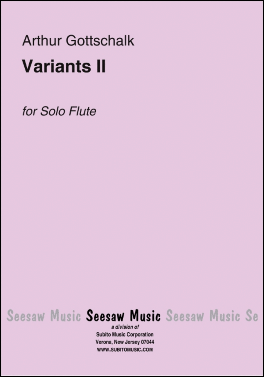 Variants II Variants II Piccolo scores gallery preview page 1