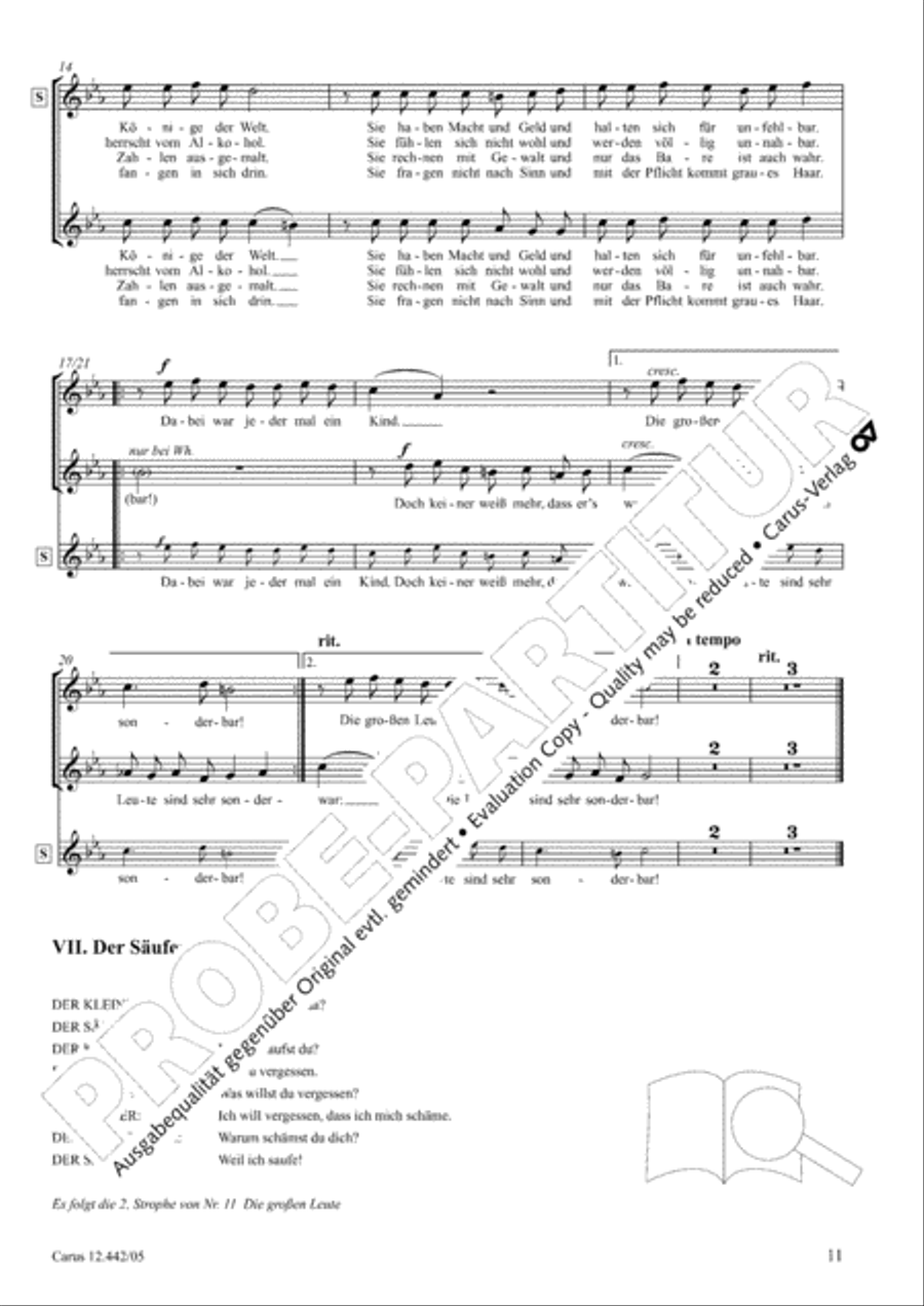 Der kleine Prinz 3-Part scores gallery preview page 12