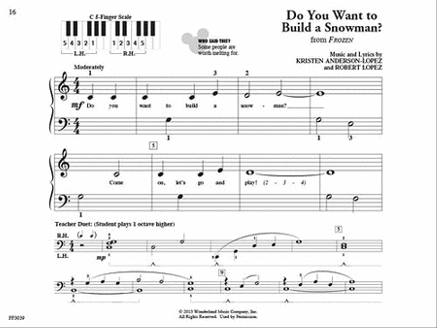 PreTime® Piano Disney Piano Method scores gallery preview page 6