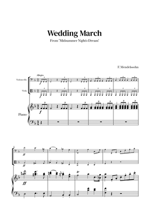 Felix Mendelssohn - Wedding March (F major) (for Cello and Viola)