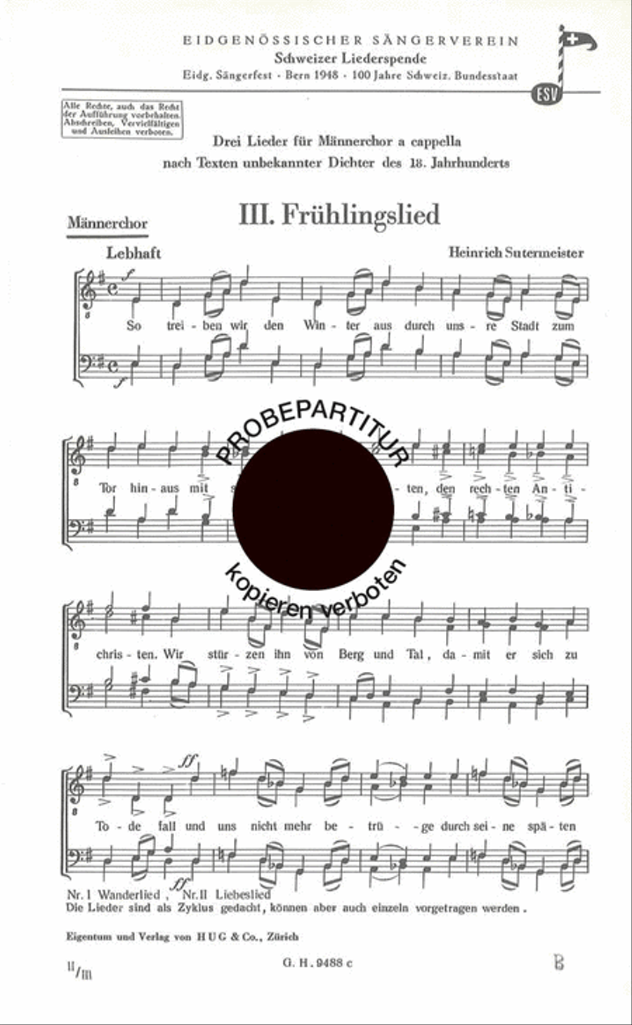 Fruhlingslied