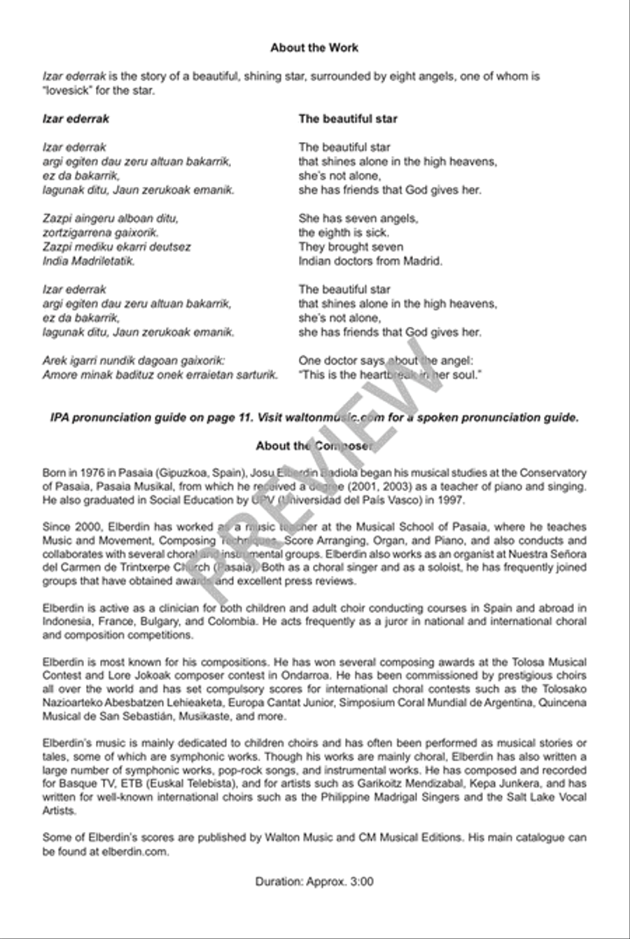 Izar ederrak (SATB) Divisi scores gallery preview page 3