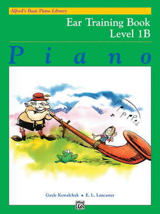 Book cover for Alfred's Basic Piano Course Ear Training, Level 1B