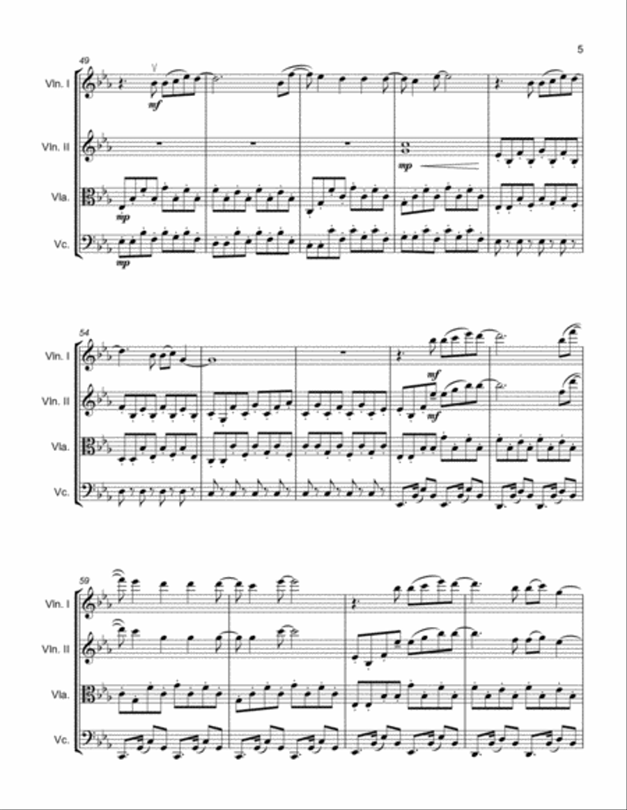 Titanium String Quartet scores gallery preview page 5