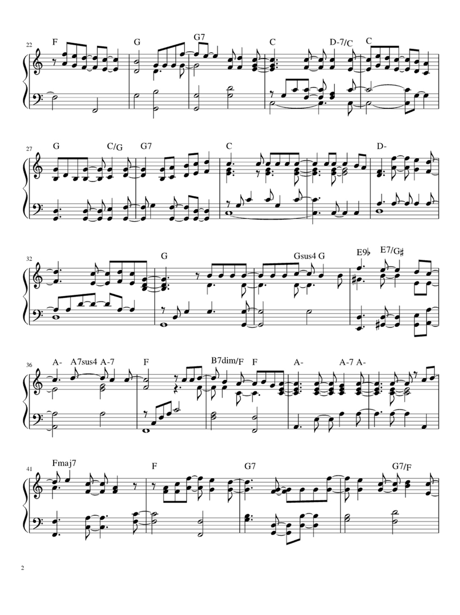 Daniel Daniel Easy Piano scores gallery preview page 2