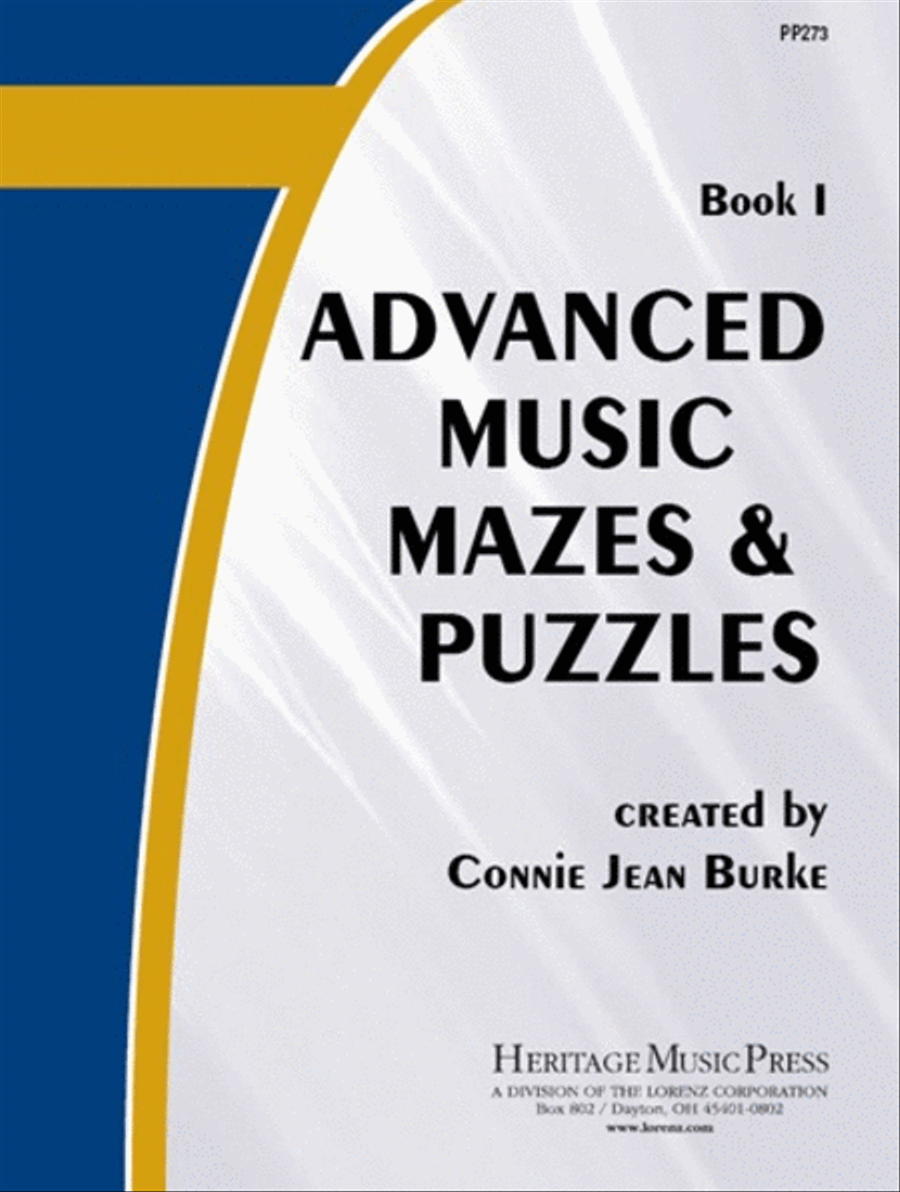 Advanced Music Mazes & Puzzles, Book I Games & Toys scores gallery preview page 1
