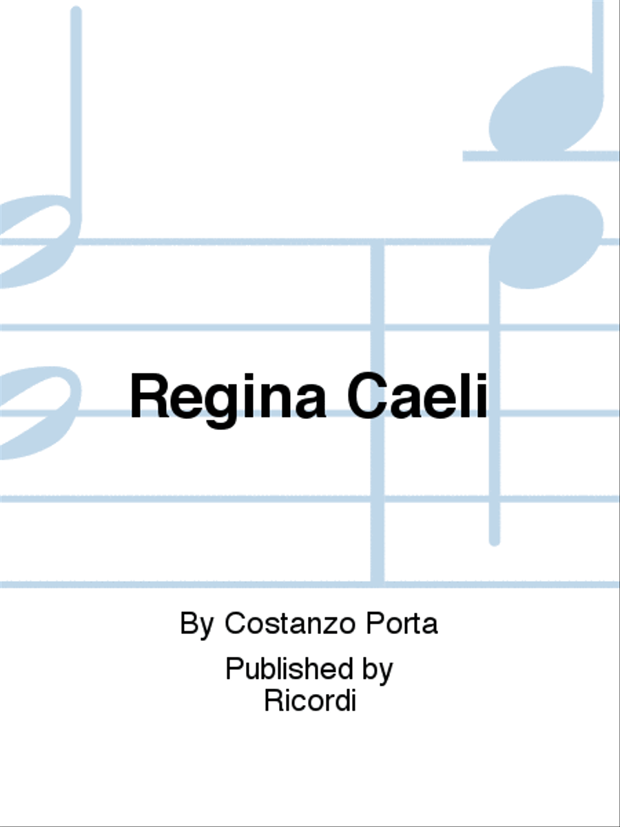Regina Caeli Regina Caeli Blessed Virgin Mary scores gallery preview page 1