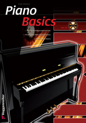 Book cover for Piano Basics, English Edition
