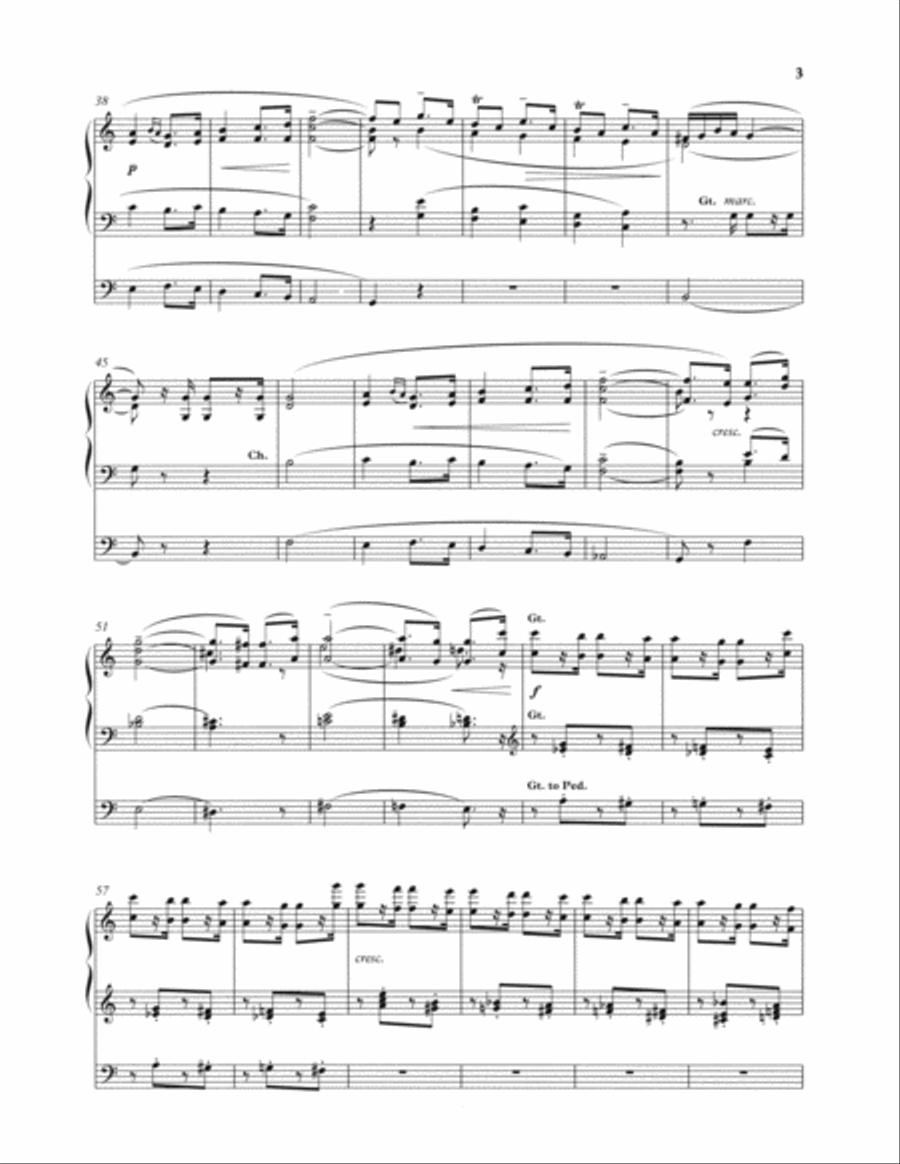 Crown Imperial Organ Solo scores gallery preview page 3