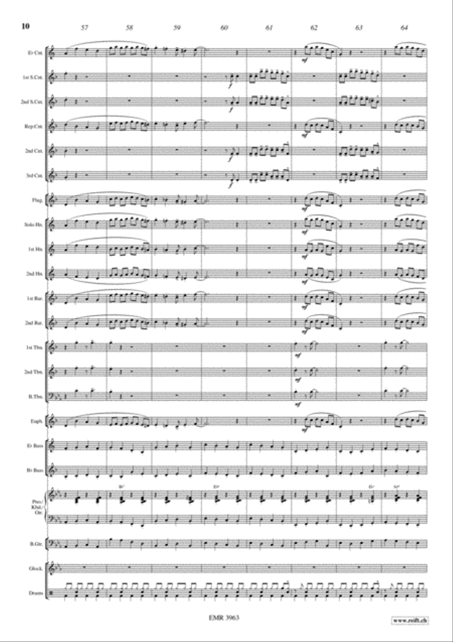 Swinging Santa Claus Brass Band scores gallery preview page 11
