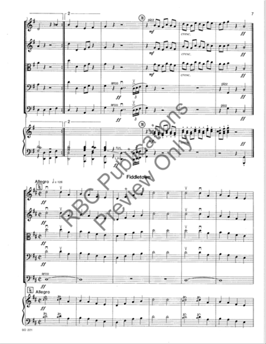 Gold Country (Score) Gold Country (Score) String Orchestra scores gallery preview page 8