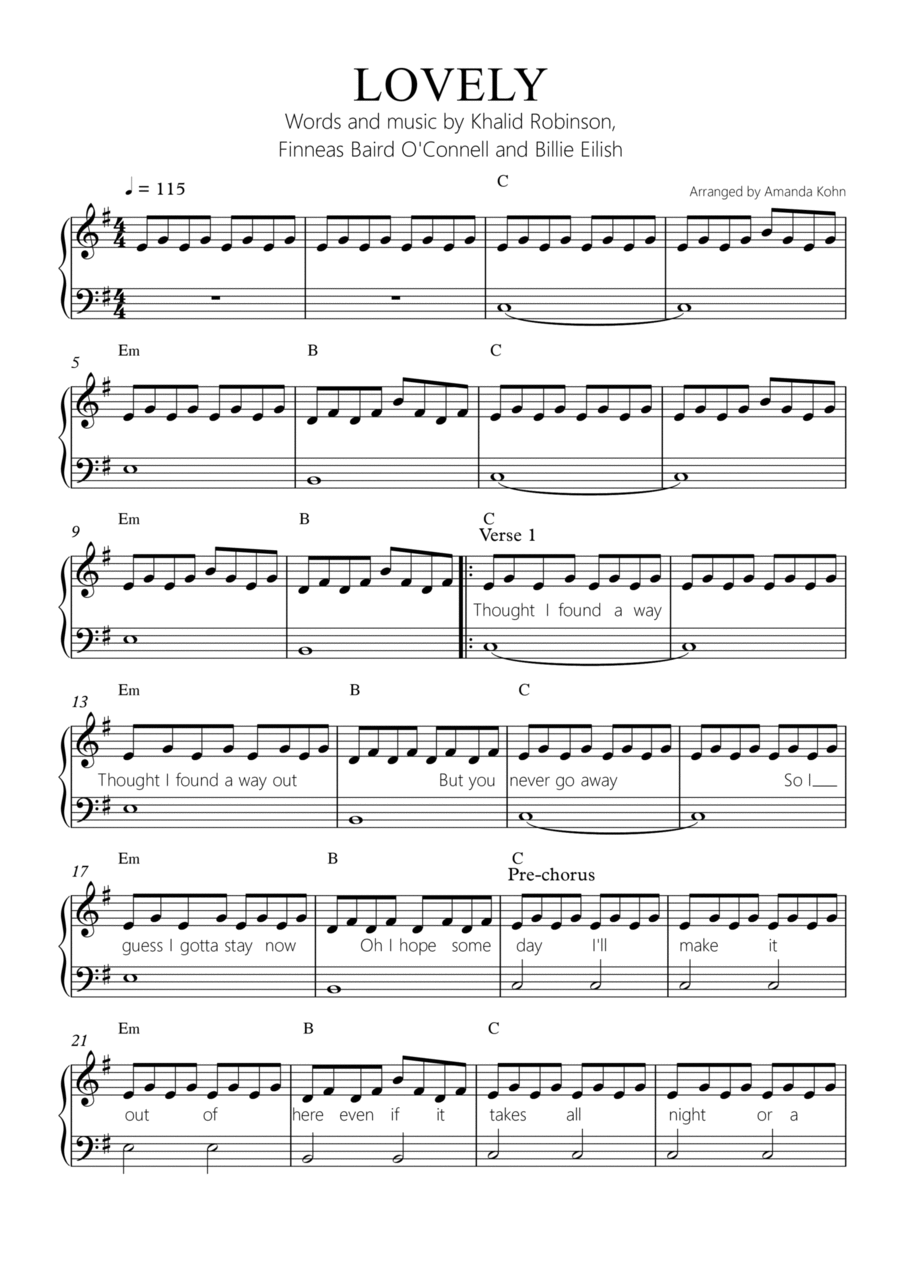Lovely Voice scores gallery preview page 1