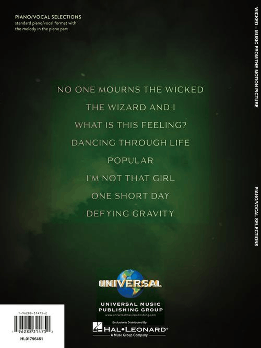 Wicked Piano, Vocal scores gallery preview page 8
