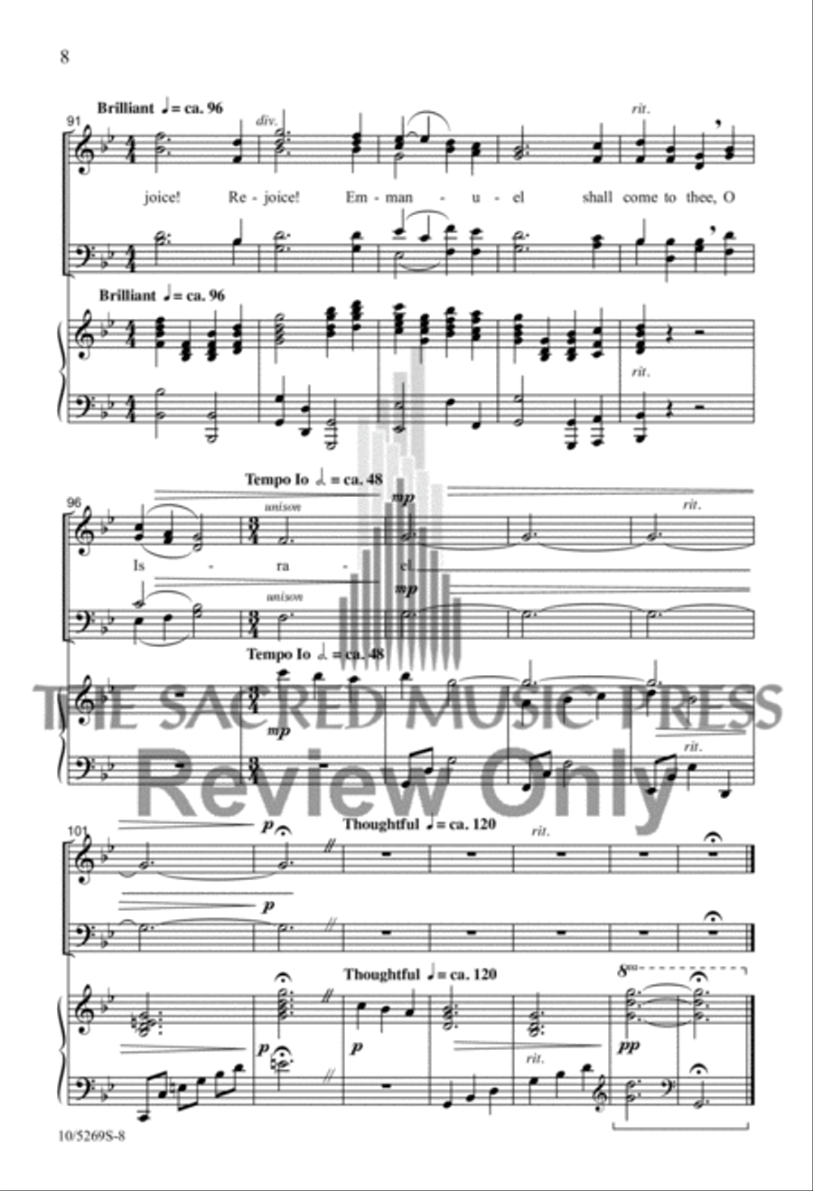 Something Wonderful 4-Part scores gallery preview page 7
