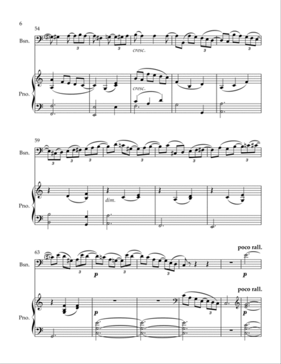 Album Leaf Bassoon scores gallery preview page 6