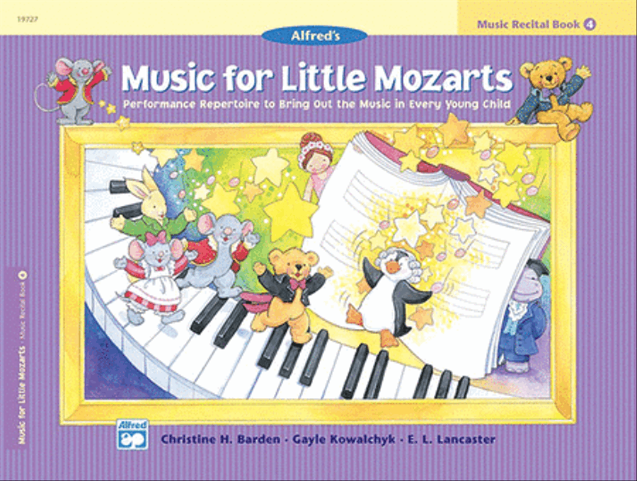 Music for Little Mozarts Recital Book, Book 4 Piano Method scores gallery preview page 1