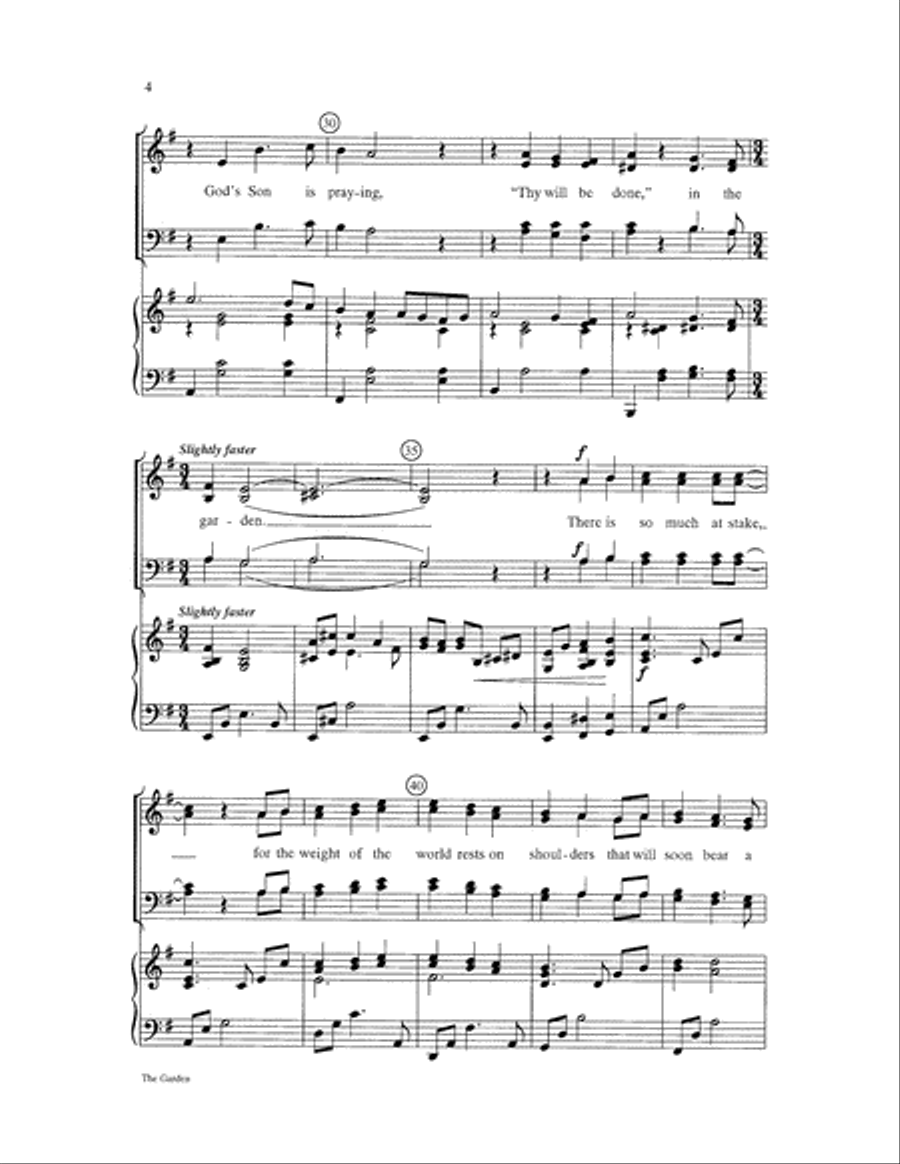 The Garden The Garden Choir scores gallery preview page 4