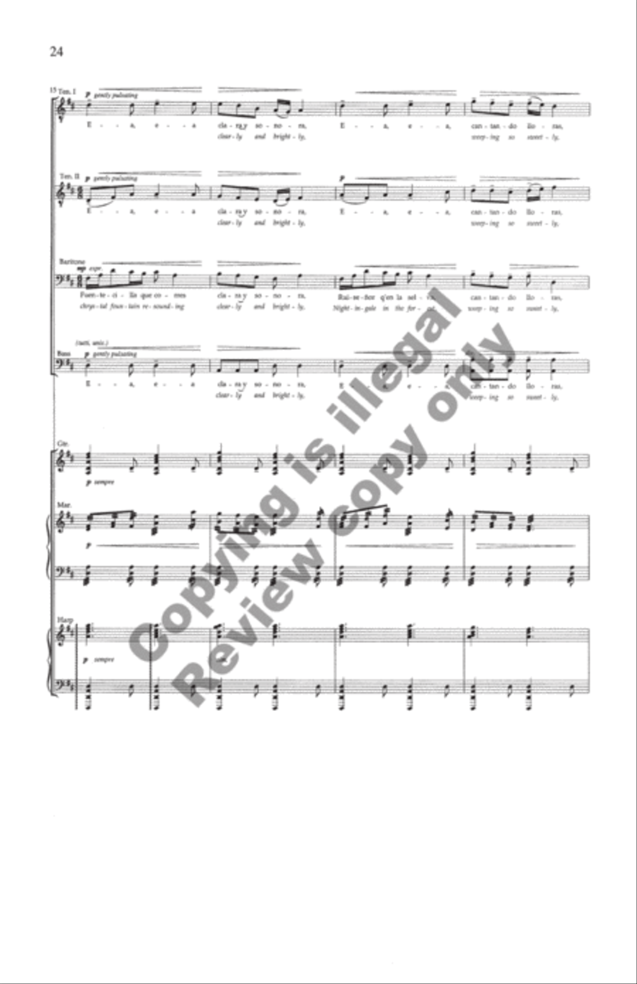 Carols and Lullabies (Full Score) Choir scores gallery preview page 14