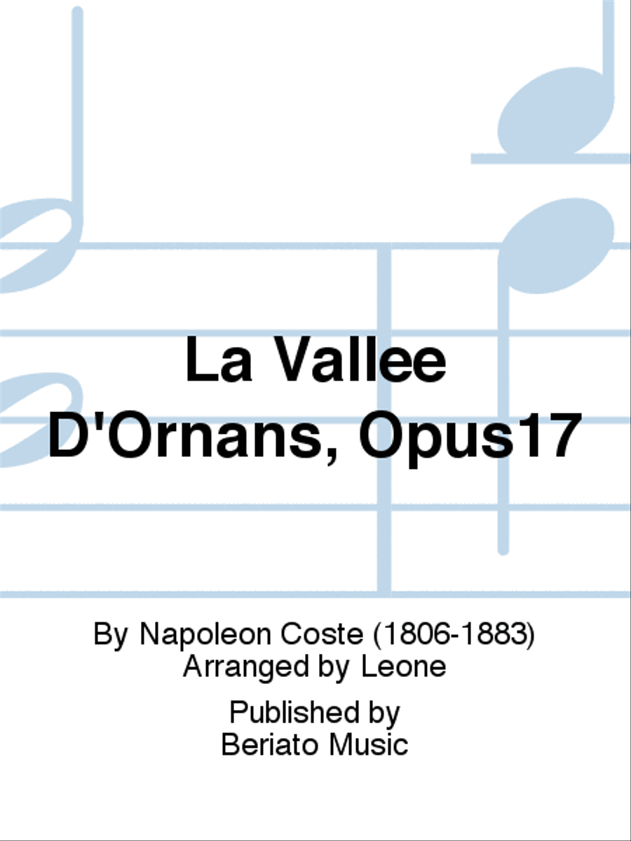 La Vallèe D'Ornans, Opus17 Classical Guitar scores gallery preview page 1