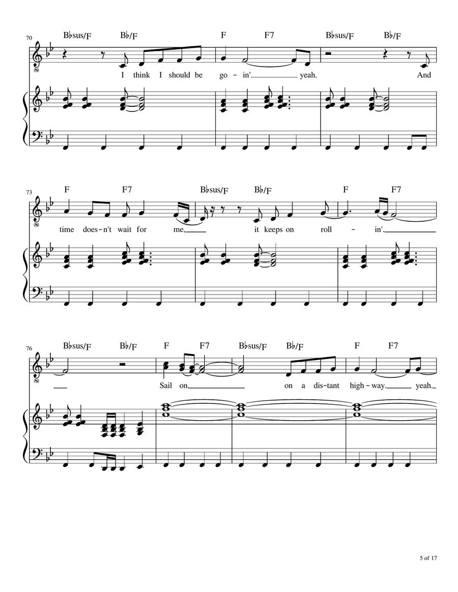 Foreplay/long Time Foreplay/long Time Voice scores gallery preview page 6