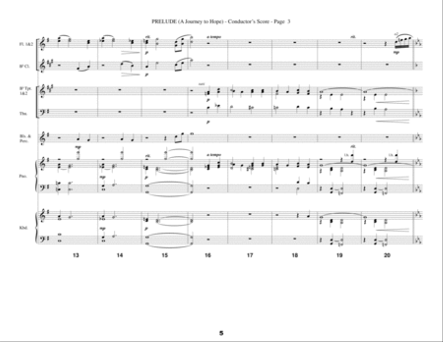 A Journey To Hope (A Cantata Inspired By Spirituals) - Full Score Choir scores gallery preview page 5