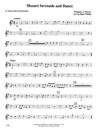 Mozart Serenade and Dance: E-flat Baritone Saxophone