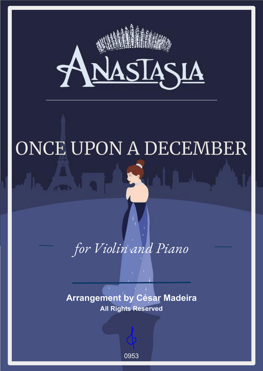 Once Upon A December Violin Solo scores gallery preview page 1