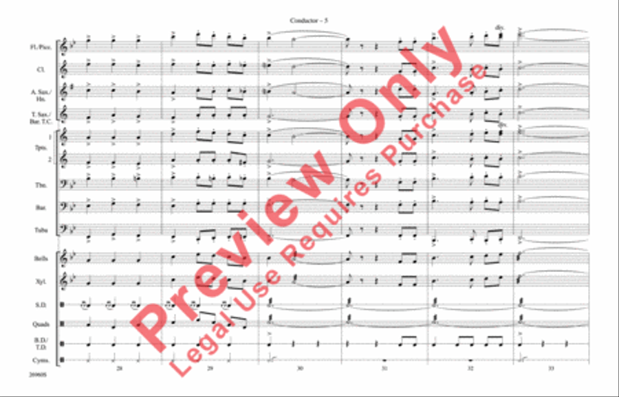 The Star-Spangled Banner The Star-Spangled Banner Marching Band scores gallery preview page 6