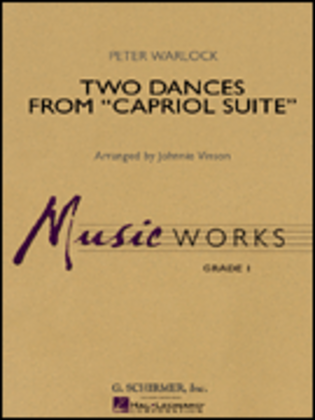 Book cover for Two Dances from “Capriol Suite”