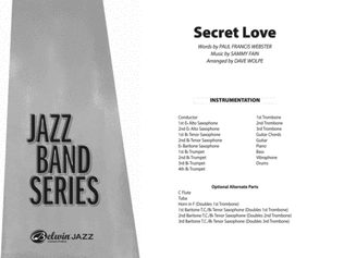 Book cover for Secret Love: Score