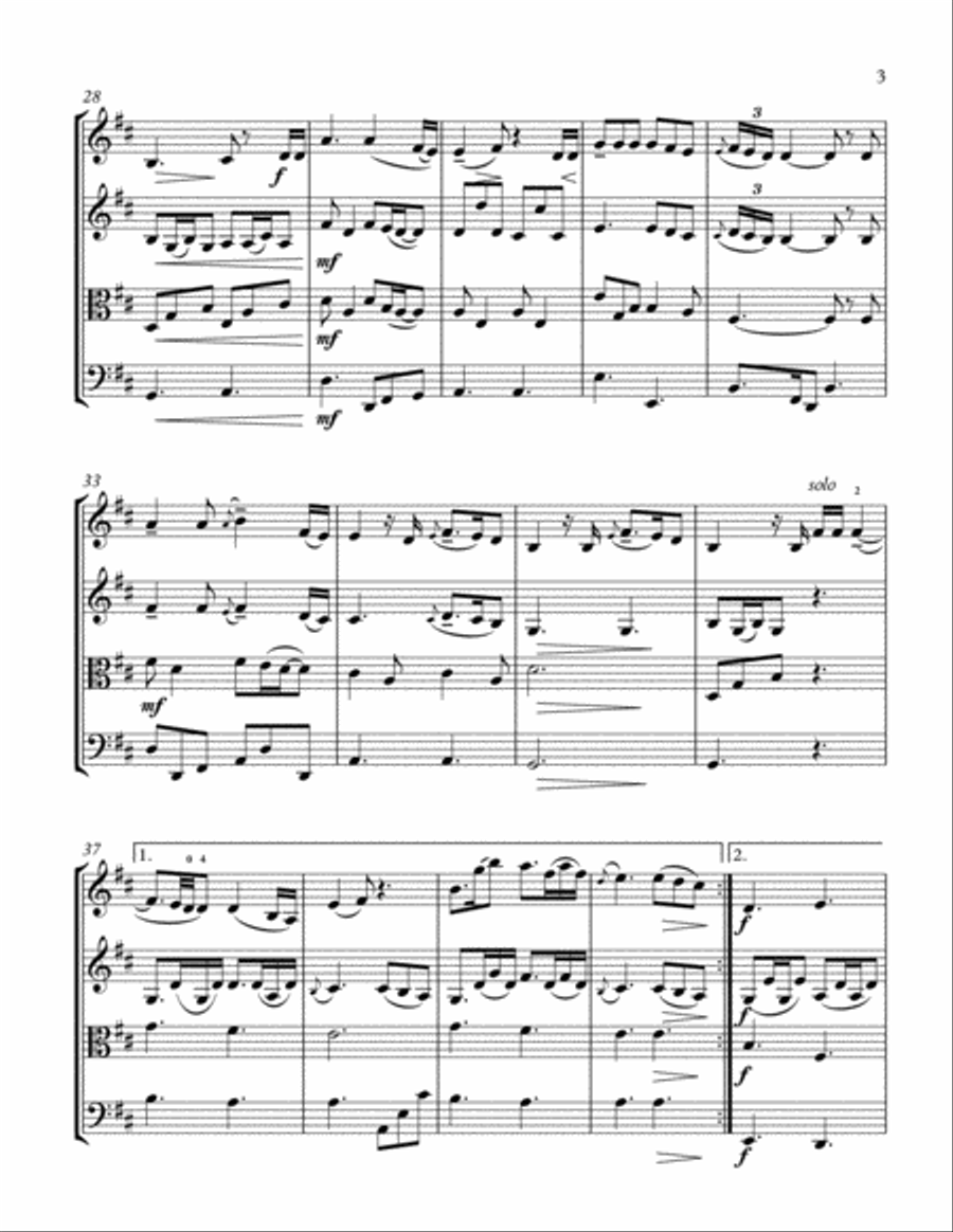 Remedy String Quartet scores gallery preview page 3