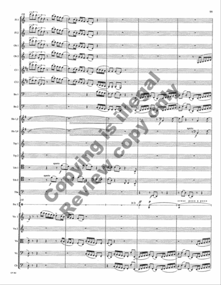 Symphony No. 1 Full Orchestra scores gallery preview page 201