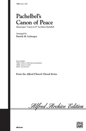 Book cover for Pachelbel's Canon of Peace