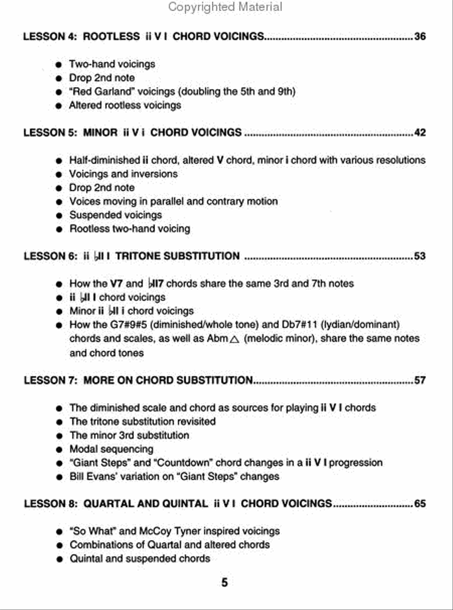 Stylistic II/V7/I Voicings For Keyboardists Organ scores gallery preview page 3