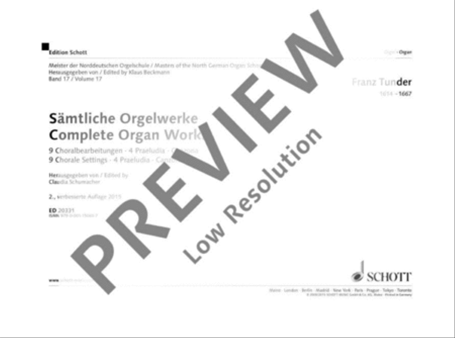 Complete Organ Works Complete Organ Works Organ scores gallery preview page 2