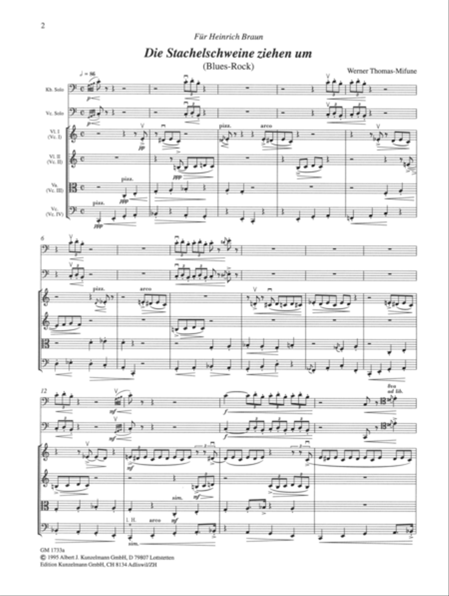 Figaro in Africa String Quartet scores gallery preview page 2
