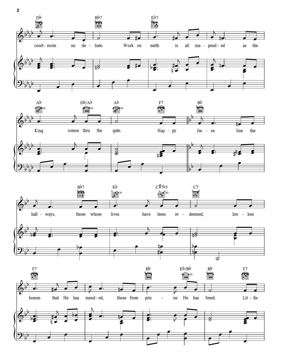 The King Is Coming Guitar scores gallery preview page 2