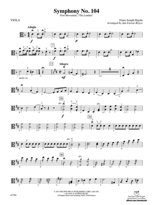 Symphony No. 104: Viola