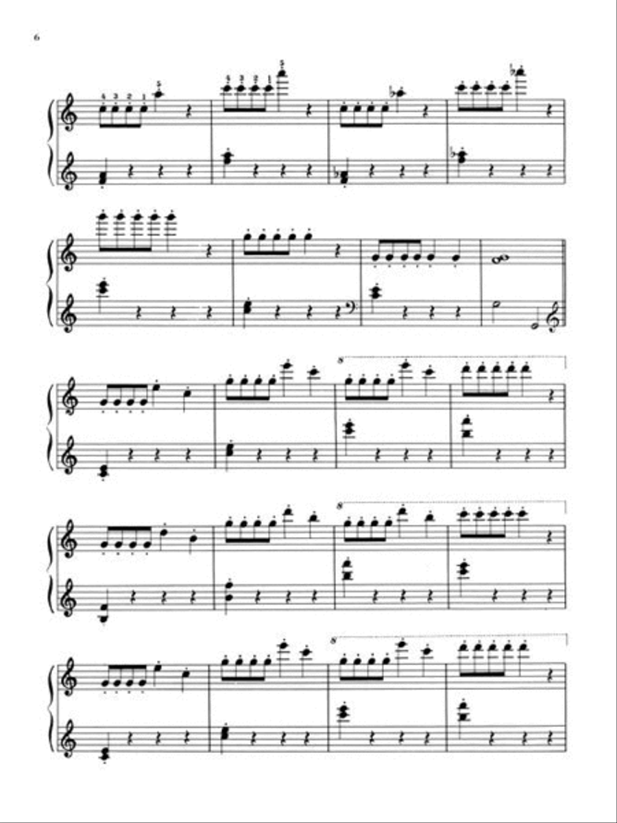 Step by Step Piano Course – Book 6 with Audio Piano Method scores gallery preview page 7