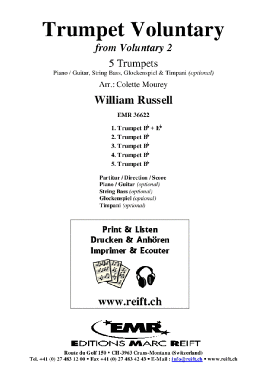 Trumpet Voluntary Trumpet scores gallery preview page 2