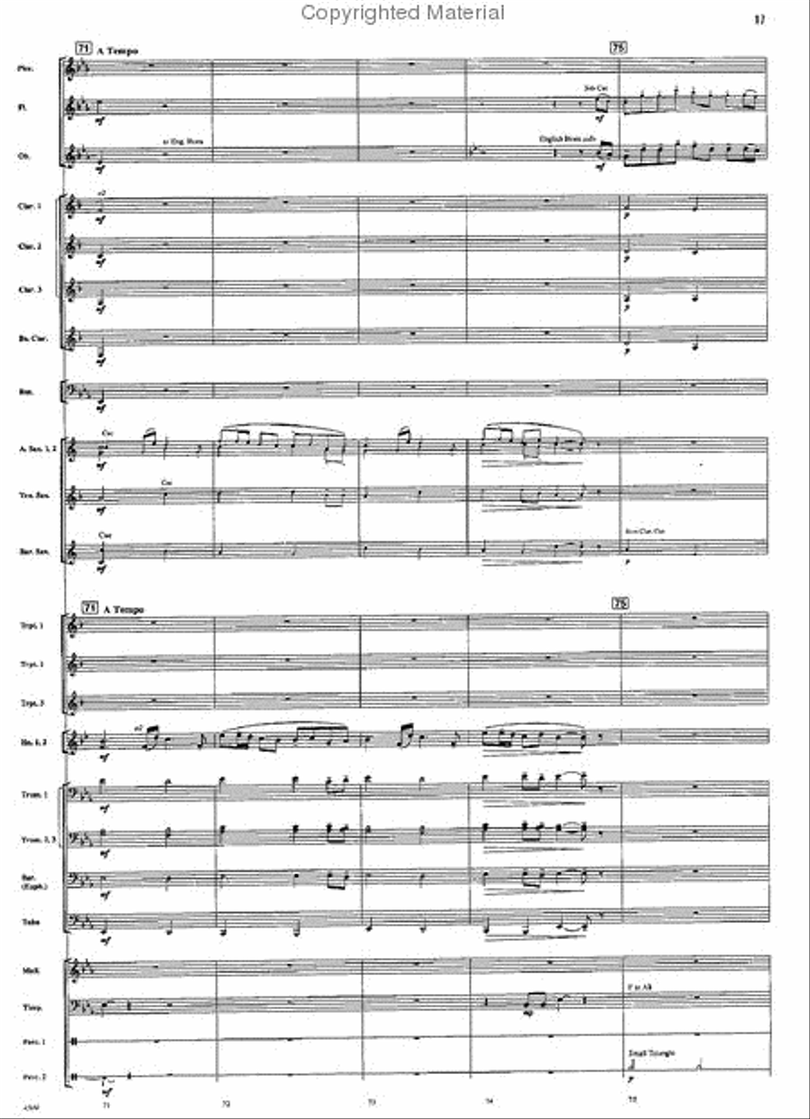 A Vision of Majesty Concert Band scores gallery preview page 16