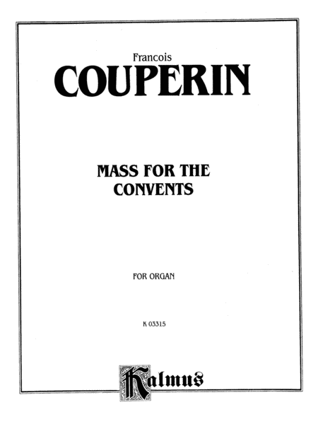 Mass for the Convents
