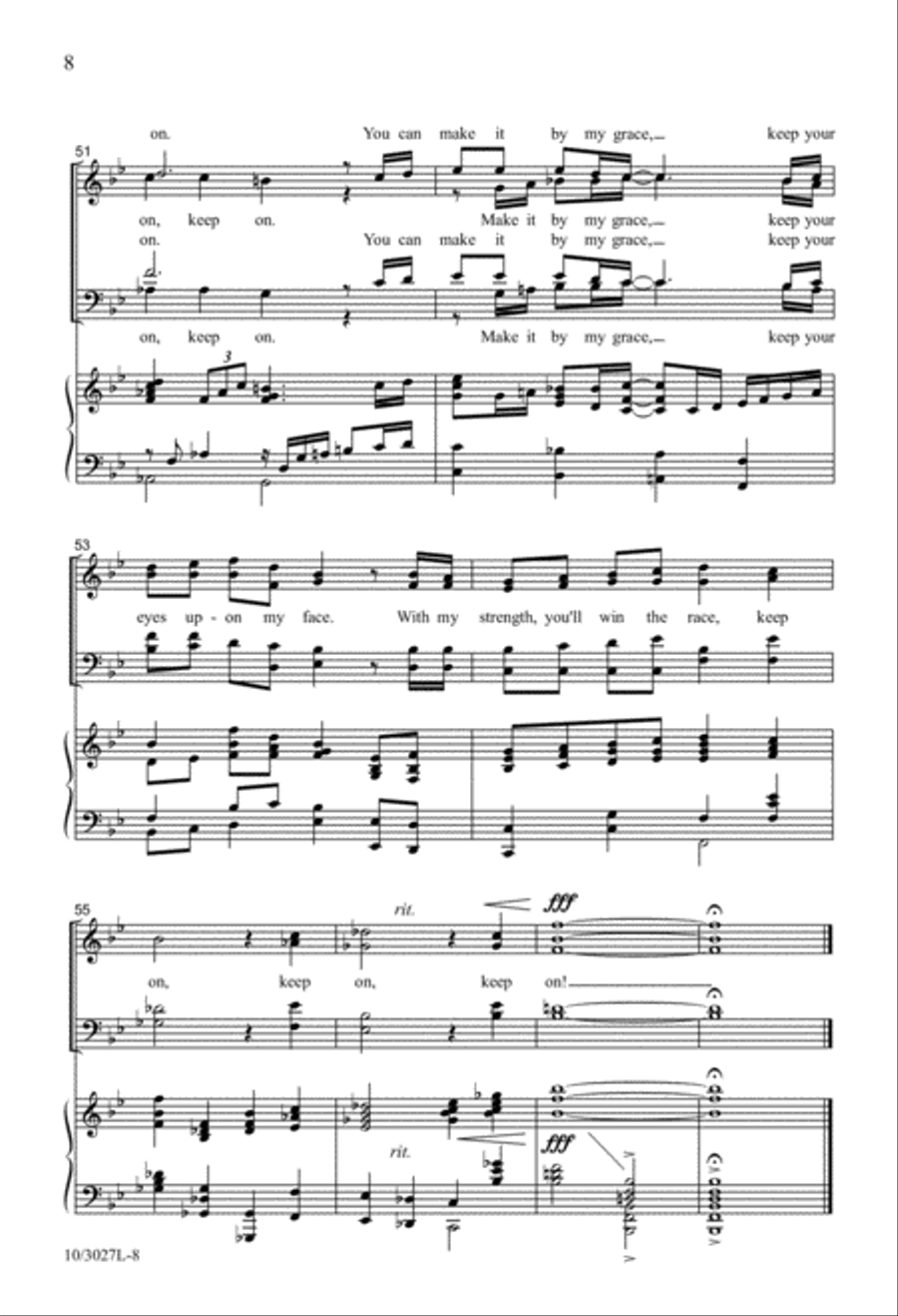 Keep On 4-Part scores gallery preview page 8