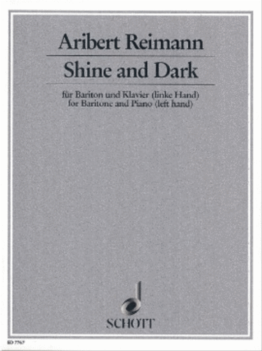 Shine and Dark Baritone Horn scores gallery preview page 1