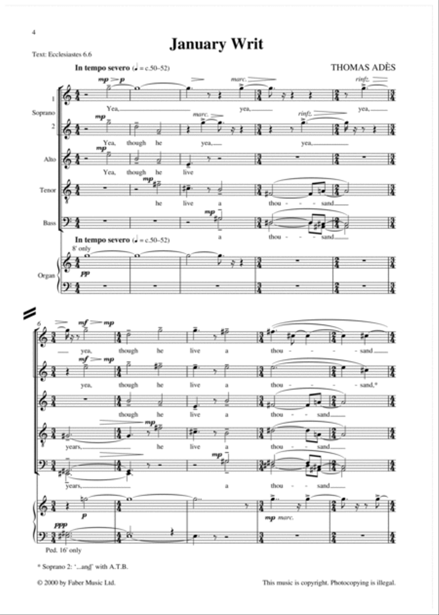 January Writ 4-Part scores gallery preview page 2
