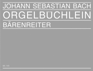 Book cover for Orgelbuechlein und andere kleine Choralvorspiele