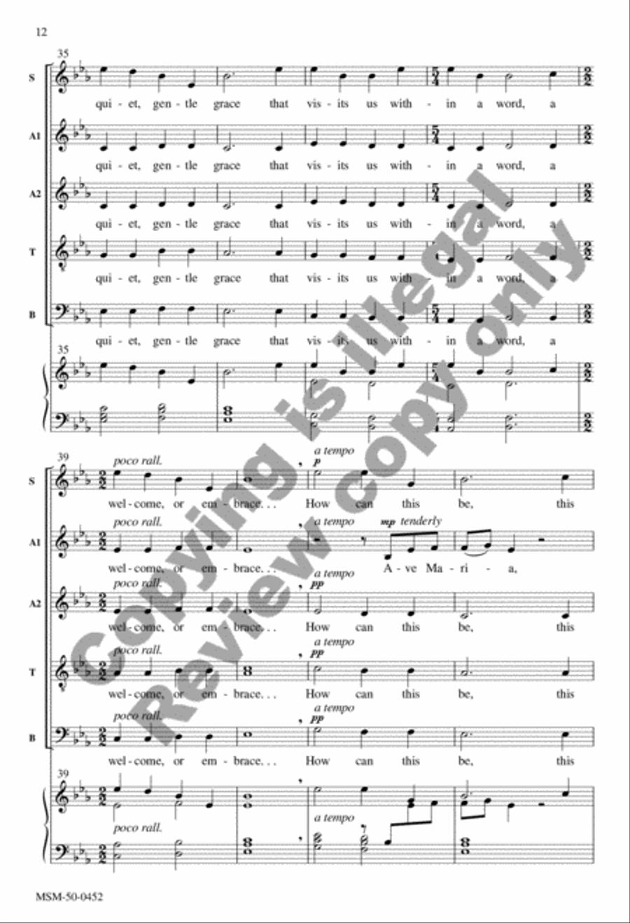 Annunciation Annunciation Divisi scores gallery preview page 25